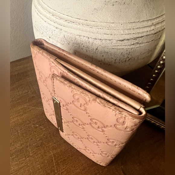Gucci Guccissima Blush Pink Flap Wallet (With COA) - Picture 4 of 14